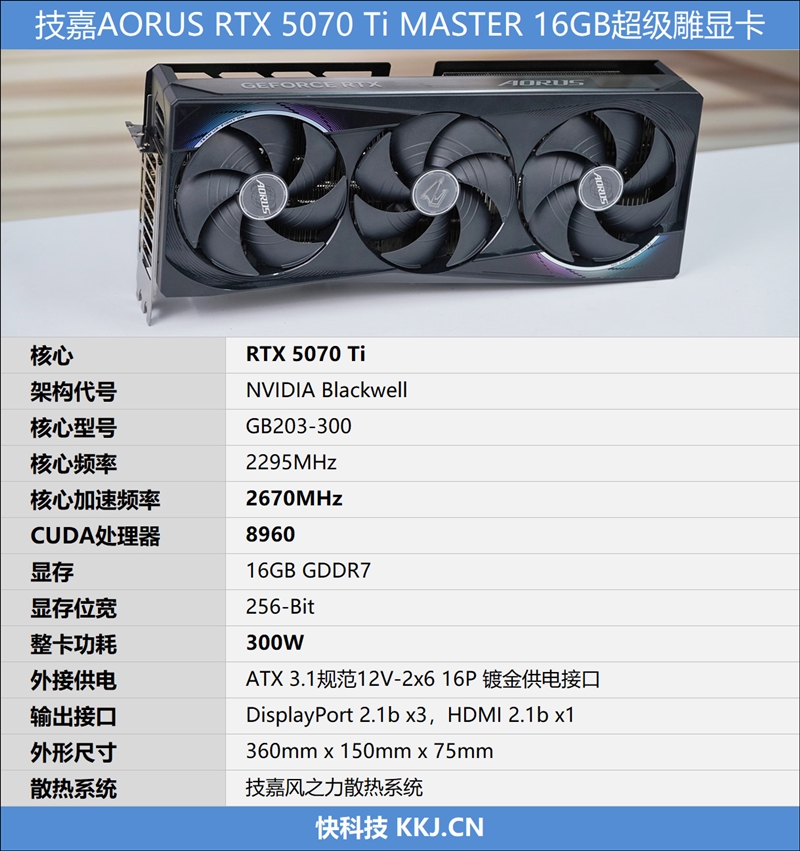 技嘉RTX 5070 Ti超级雕评测：最适合高端玩家的游戏显卡 4K144Hz电竞显示器完美搭档