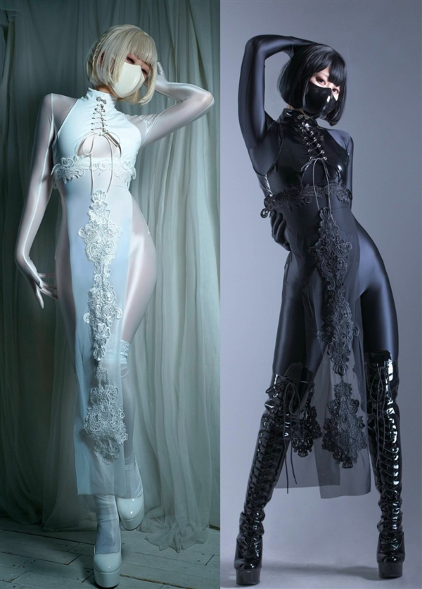 日本美女Cos《EVA》明日香胶衣 大方展示性感好身材