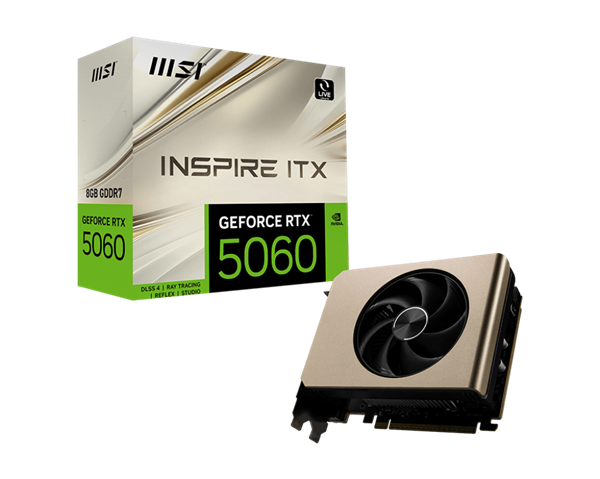 微星RTX 5060最小卡诞生！单风扇、长仅145mm